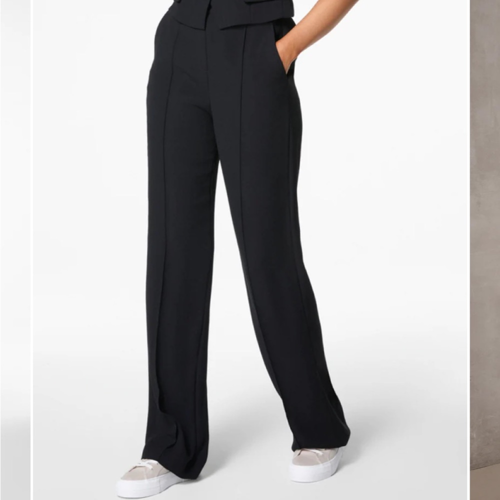 Spanx Carefree Crepe Trouser, black